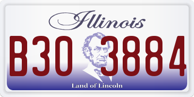IL license plate B303884
