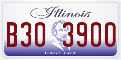 IL license plate B303900
