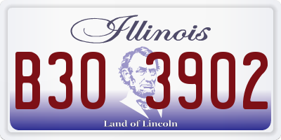 IL license plate B303902