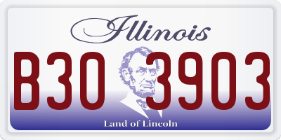 IL license plate B303903