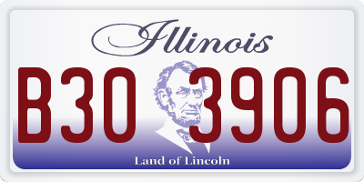 IL license plate B303906