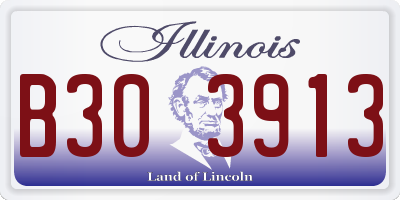 IL license plate B303913