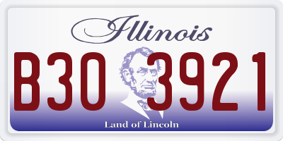 IL license plate B303921