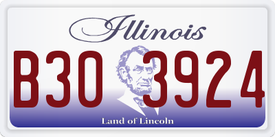 IL license plate B303924