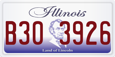 IL license plate B303926