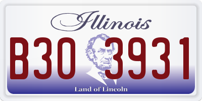 IL license plate B303931