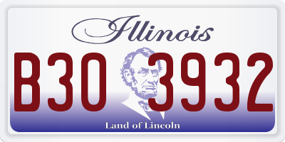 IL license plate B303932