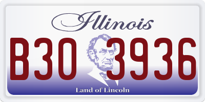 IL license plate B303936
