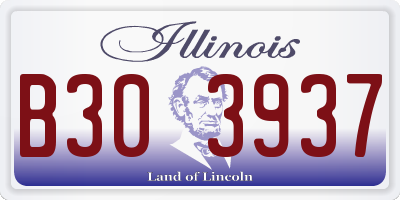 IL license plate B303937