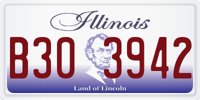 IL license plate B303942