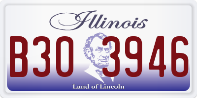 IL license plate B303946