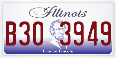 IL license plate B303949