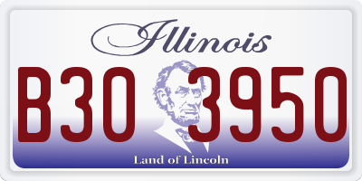 IL license plate B303950
