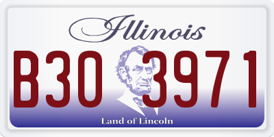IL license plate B303971