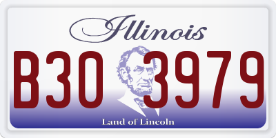 IL license plate B303979