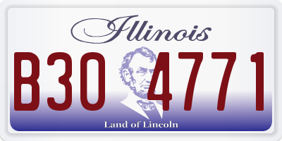 IL license plate B304771