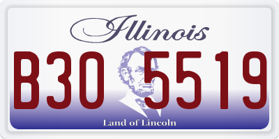 IL license plate B305519