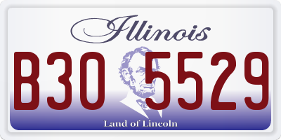 IL license plate B305529