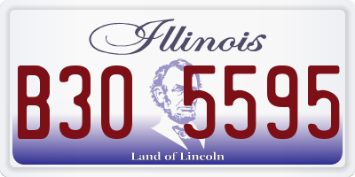 IL license plate B305595