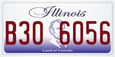 IL license plate B306056