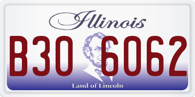 IL license plate B306062