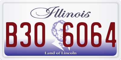 IL license plate B306064