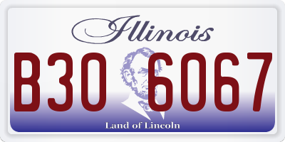 IL license plate B306067