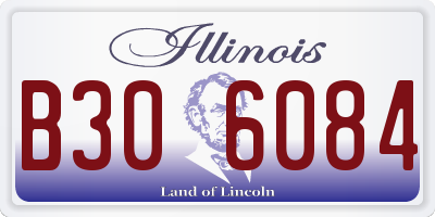 IL license plate B306084