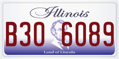 IL license plate B306089