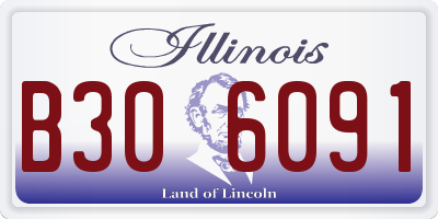 IL license plate B306091