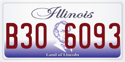 IL license plate B306093