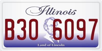 IL license plate B306097