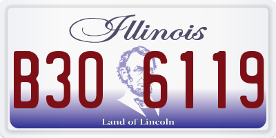 IL license plate B306119