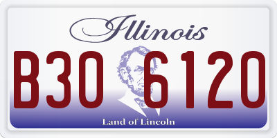 IL license plate B306120