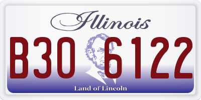IL license plate B306122