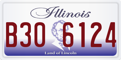 IL license plate B306124