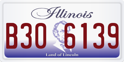 IL license plate B306139