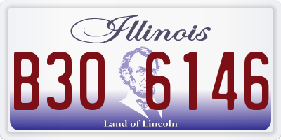 IL license plate B306146