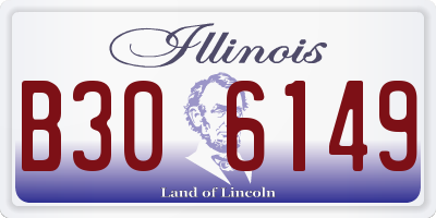 IL license plate B306149