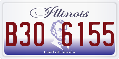 IL license plate B306155