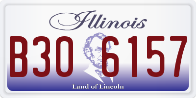 IL license plate B306157
