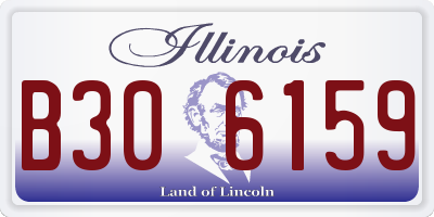 IL license plate B306159