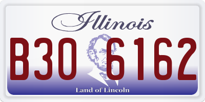 IL license plate B306162