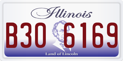 IL license plate B306169