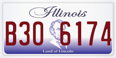 IL license plate B306174
