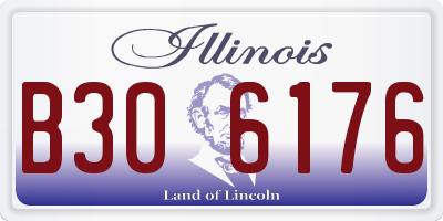 IL license plate B306176
