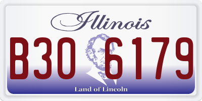 IL license plate B306179