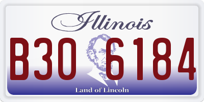 IL license plate B306184