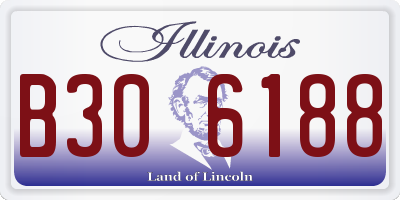 IL license plate B306188