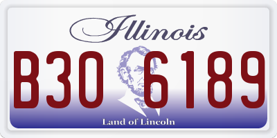 IL license plate B306189